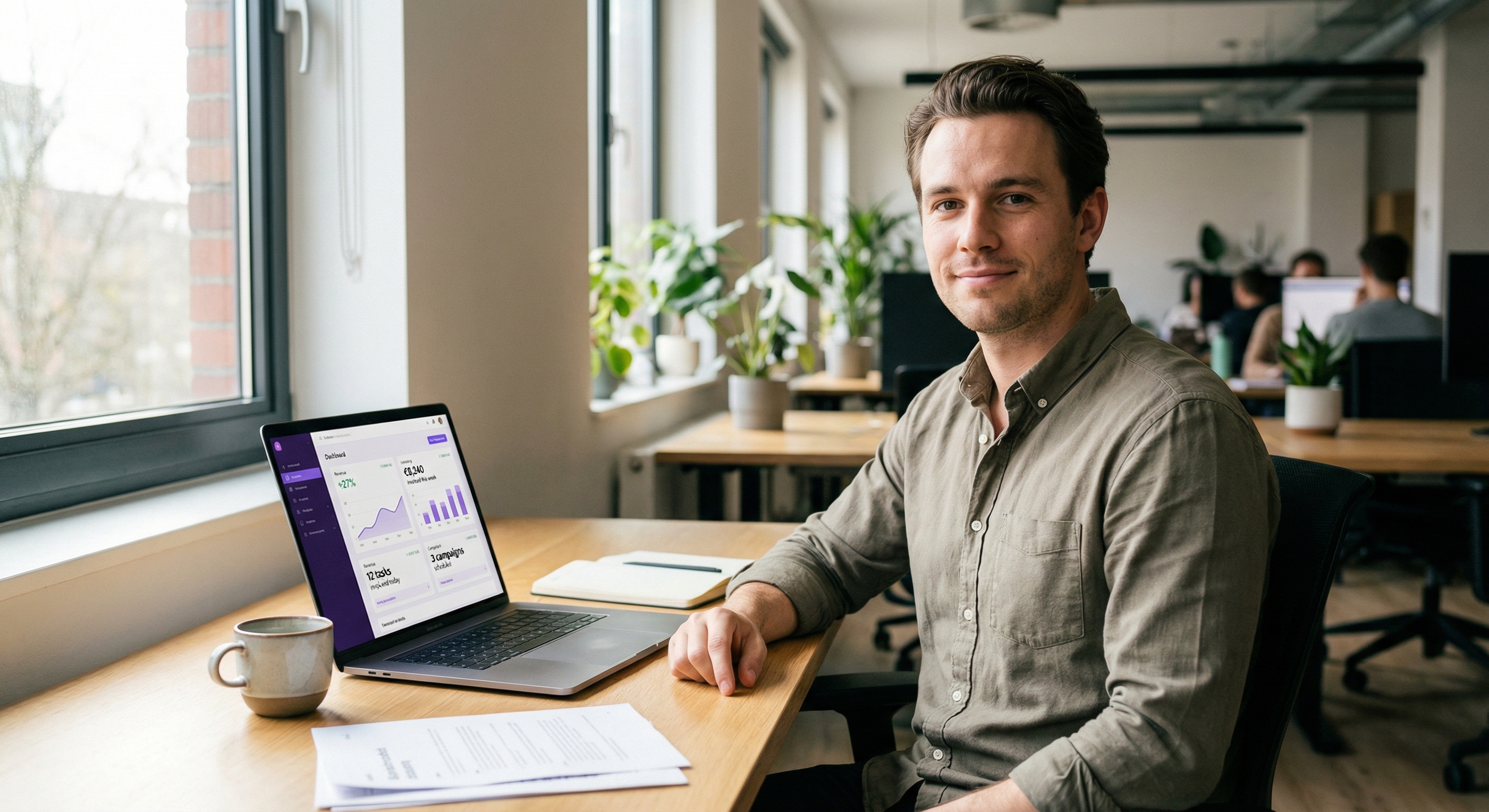 Young freelancer consultant